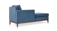 Méridienne gauche tissu bleu jean Méridienne gauche tissu bleu jean