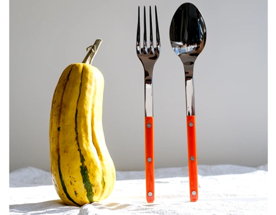 Orange serving covers