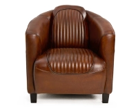 Leather club armchair vintage brown Leather club armchair vintage brown