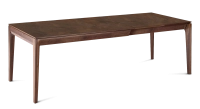 Table extensible en noyer et céramique 6 à 10 personnes allonges céramique avec bois teinte naturelle et plateau et allonges céramique brun oxydé 140x90 cm Table extensible en noyer et céramique 6 à 10 personnes allonges céramique avec bois teinte naturelle et plateau et allonges céramique brun oxydé 140x90 cm