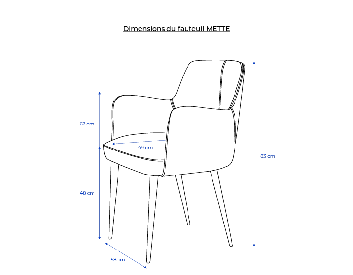 Chaise vintage avec accoudoirs cuir vert olive Chaise vintage avec accoudoirs cuir vert olive