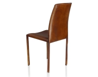 Chaise vintage cuir marron vintage Chaise vintage cuir marron vintage