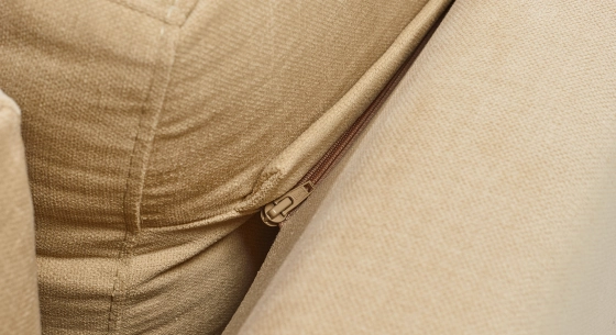 5/6 seater corner sofa with longer right hand corner cream fabric (2G - A - 2.5D)