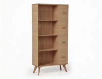 Bibliothèque en chêne bois teinte naturelle Bibliothèque en chêne bois teinte naturelle