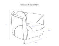 Fauteuil club cuir noir Fauteuil club cuir noir
