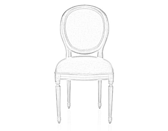 Chaise ancienne style Louis XVI bois teinte ancienne et tissu velours vert olive