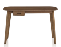 Bureau scandinave en chêne teinte noyer L120 cm Bureau scandinave en chêne teinte noyer L120 cm