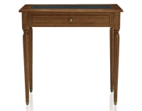 Bureau ancien style Louis XVI plateau cuir vert L80 cm Bureau ancien style Louis XVI plateau cuir vert L80 cm