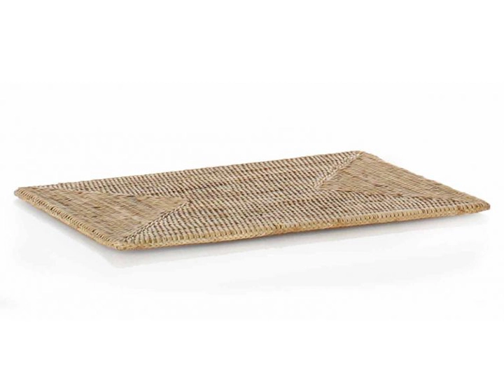 Natural rattan placemat, sold individually Natural rattan placemat, sold individually