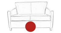 2 seater leather club sofa red 2 seater leather club sofa red