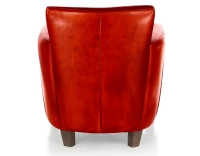 Leather club armchair red Leather club armchair red