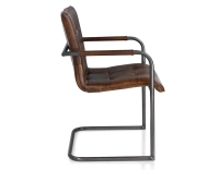 Fauteuil de bureau cuir marron soutenu Fauteuil de bureau cuir marron soutenu