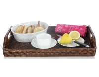 Small rectangular rattan serving tray Small rectangular rattan serving tray