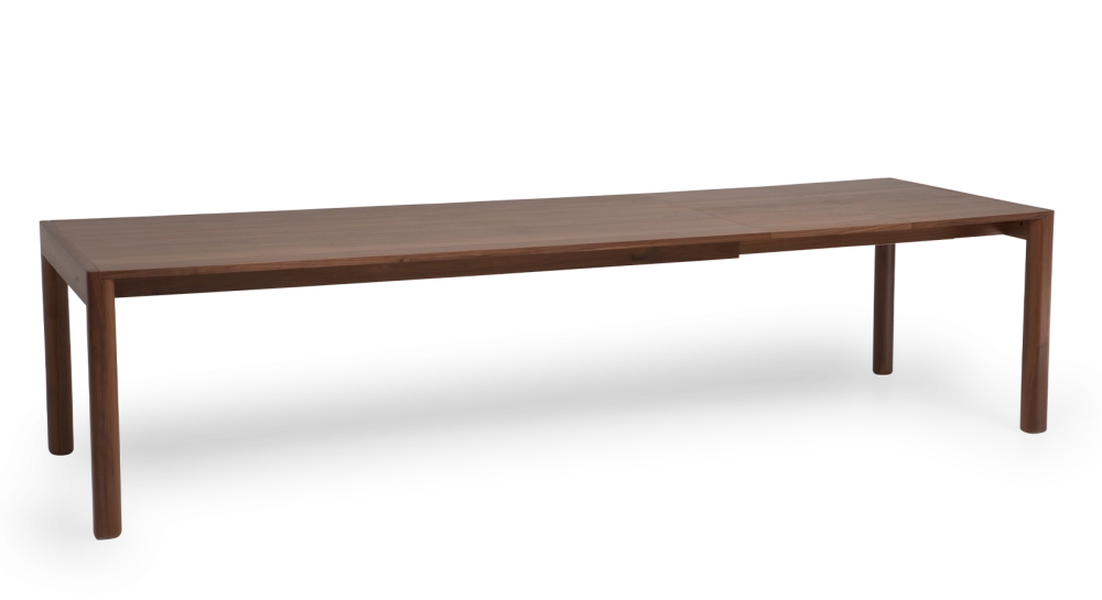 Table extensible 8 à 12 personnes en noyer allonges bois bois teinte naturelle 180x100 cm Table extensible 8 à 12 personnes en noyer allonges bois bois teinte naturelle 180x100 cm