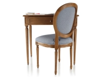 Bureau ancien style Louis XVI plateau bois L80 cm Bureau ancien style Louis XVI plateau bois L80 cm