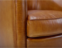 Fauteuil club cuir cognac Fauteuil club cuir cognac