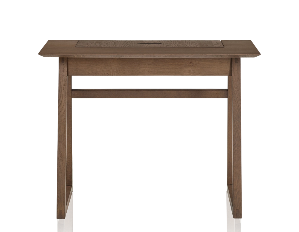 Oak design desk walnut stain l100 cm Oak design desk walnut stain l100 cm