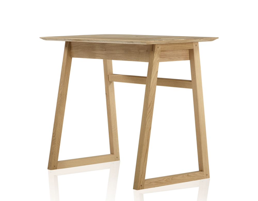 Bureau design en chêne teinte naturelle l150 cm Bureau design en chêne teinte naturelle l150 cm