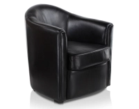 Fauteuil club cuir noir Fauteuil club cuir noir