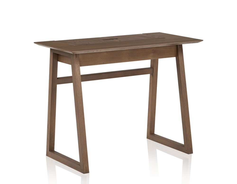 Oak design desk walnut stain l100 cm Oak design desk walnut stain l100 cm