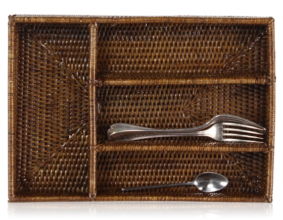 Rattan cutlery range