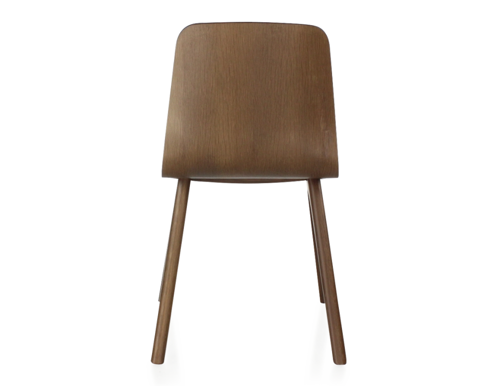 Oak designer chair dark brown wood stain Oak designer chair dark brown wood stain