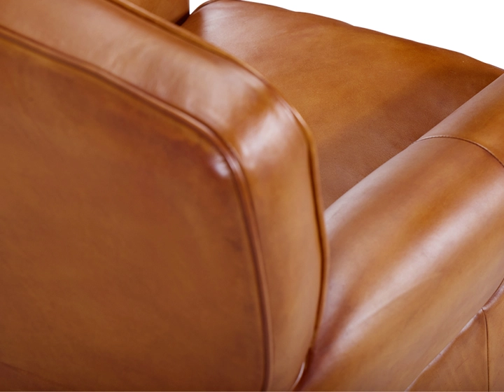 Fauteuil club cuir cognac Fauteuil club cuir cognac