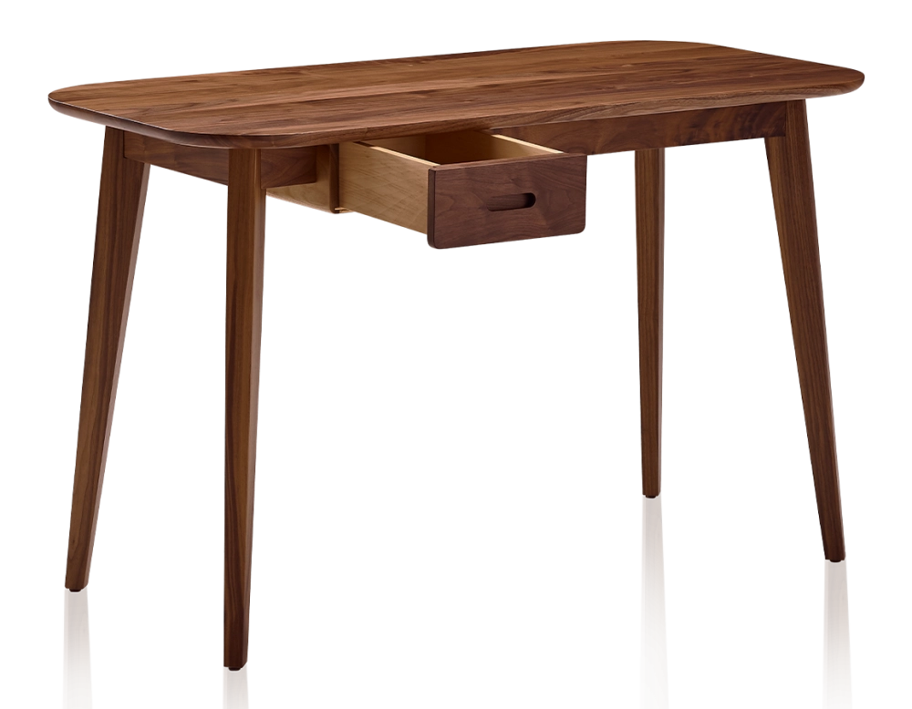 Scandinavian walnut desk natural tint L120 cm Scandinavian walnut desk natural tint L120 cm