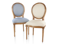 Chaise ancienne style Louis XVI bois teinte ancienne et tissu chevron beige Chaise ancienne style Louis XVI bois teinte ancienne et tissu chevron beige