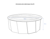 Table basse ronde en noyer et céramique avec bois teinte naturelle plateau céramique effet marbre noir 120 cm Table basse ronde en noyer et céramique avec bois teinte naturelle plateau céramique effet marbre noir 120 cm