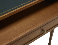 Bureau ancien style directoire plateau cuir vert L80 cm Bureau ancien style directoire plateau cuir vert L80 cm