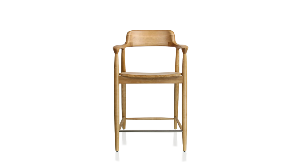 Bar stool H60 cm natural wood stain