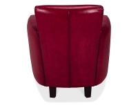 Fauteuil club cuir rouge carmin Fauteuil club cuir rouge carmin