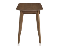 Bureau scandinave en chêne teinte noyer L120 cm Bureau scandinave en chêne teinte noyer L120 cm