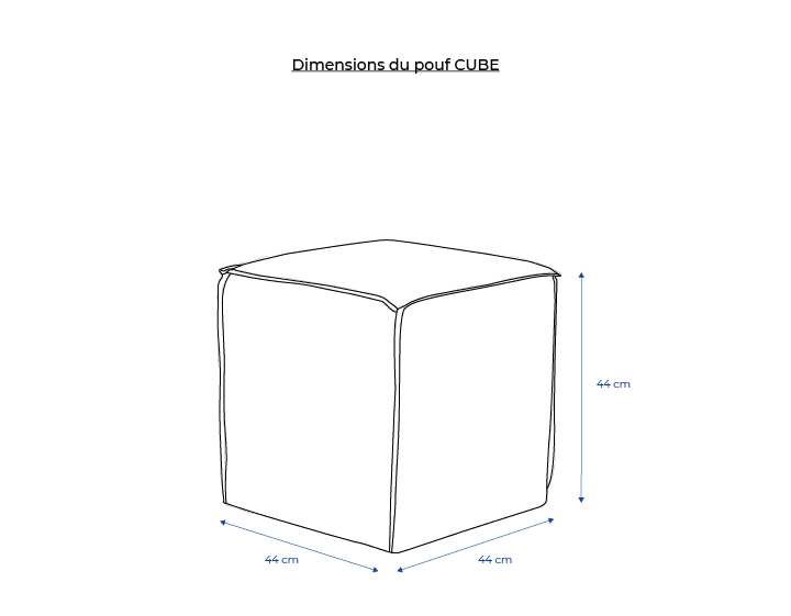 Pouf cuir vert olive Pouf cuir vert olive