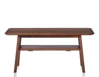 Rectangular walnut coffee table natural tint 100x50 cm 100x50 cm Rectangular walnut coffee table natural tint 100x50 cm 100x50 cm