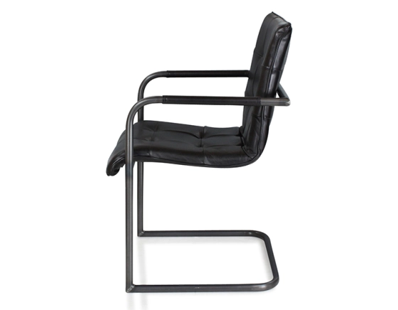 Fauteuil de bureau cuir noir