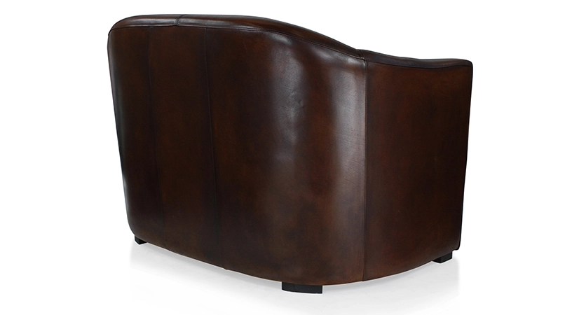 2 seater leather club sofa dark brown 2 seater leather club sofa dark brown