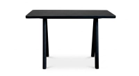 Bureau design en chêne teinte noire L120 cm