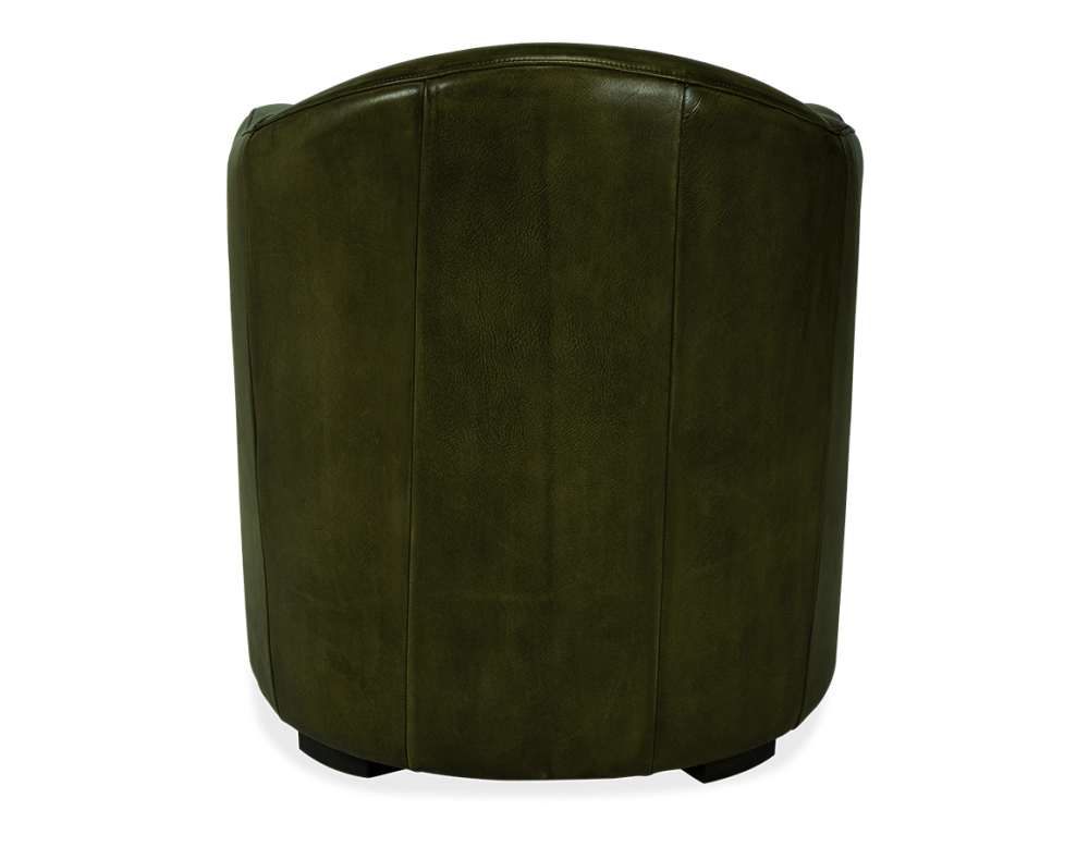 Fauteuil club cuir vert olive Fauteuil club cuir vert olive
