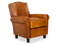 Fauteuil club cuir cognac Fauteuil club cuir cognac