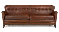 3 seater leather club sofa vintage brown 3 seater leather club sofa vintage brown