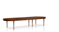 Table extensible Louis XVI allongée pour 14 à 20 personnes bois teinte ancienne avec 4 allonges 310x120 cm Table extensible Louis XVI allongée pour 14 à 20 personnes bois teinte ancienne avec 4 allonges 310x120 cm