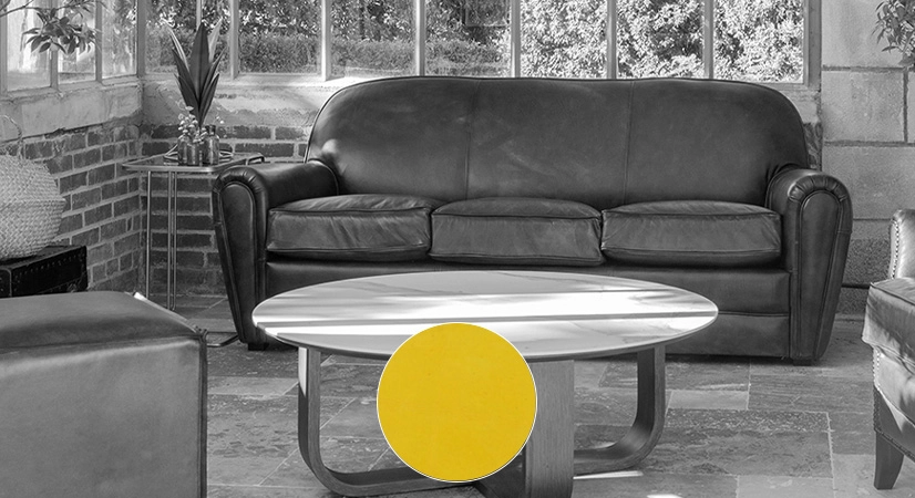 3 seater leather club sofa yellow piped armrests 3 seater leather club sofa yellow piped armrests