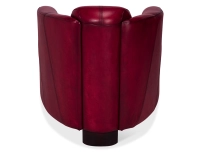 Fauteuil club cuir rouge carmin Fauteuil club cuir rouge carmin