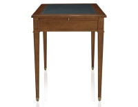 Bureau ancien style directoire plateau cuir vert L130 cm Bureau ancien style directoire plateau cuir vert L130 cm