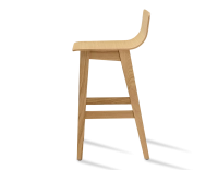 Tabouret de bar en chêne H60 cm bois teinte naturelle Tabouret de bar en chêne H60 cm bois teinte naturelle