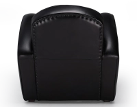 Leather club armchair black Leather club armchair black