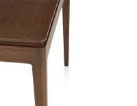 Console pliante en chêne teinte marron foncé 120x40 cm Console pliante en chêne teinte marron foncé 120x40 cm