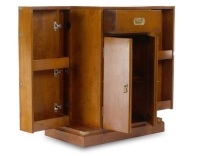 Meuble de bar marine bois teinte merisier Meuble de bar marine bois teinte merisier